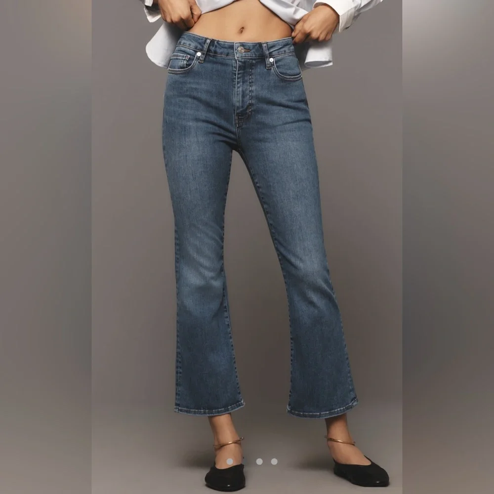 NEW Frame Denim Le Crop Mini Boot High Rise Jeans size 25 - Picture 1 of 13